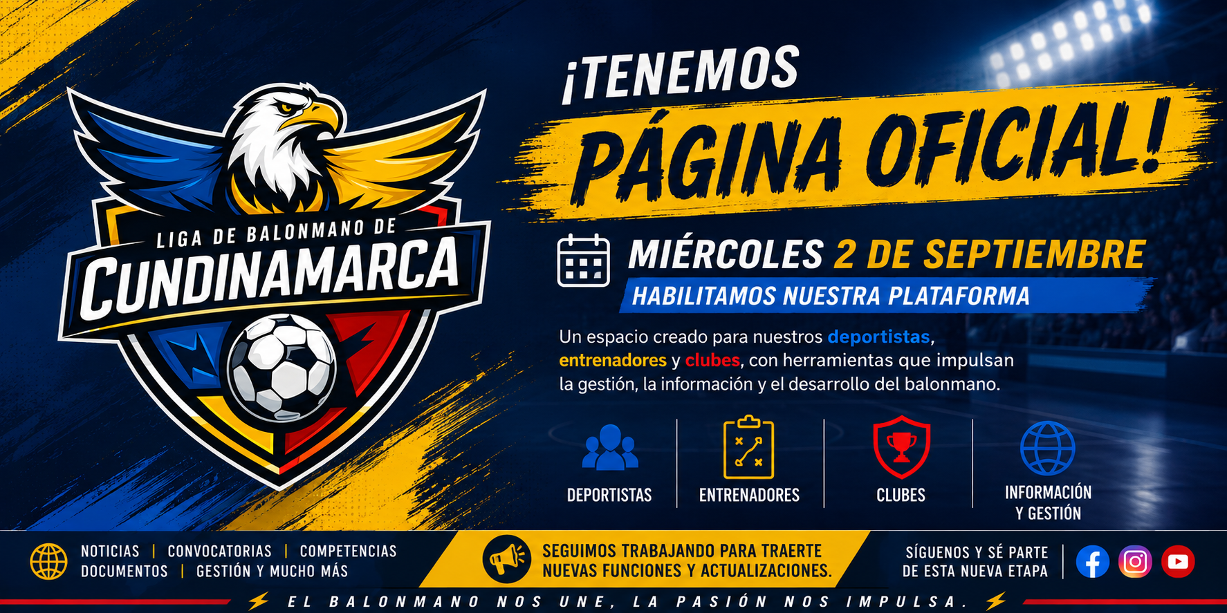 🤾‍♂️💻 ¡TENEMOS PÁGINA OFICIAL!